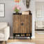 Armoire rustique, rangement rétro, armoire à chaussures pratique