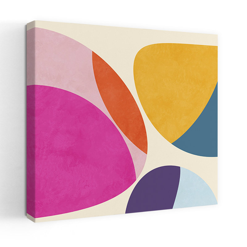Art contemporain, art contemporain abstrait, H 18 po x l 18 po