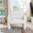 33.86'' Single Sofa and Toss Pillow, Solid Wood Frame 300 Lbs Capacity for Small Spaces-1310525471