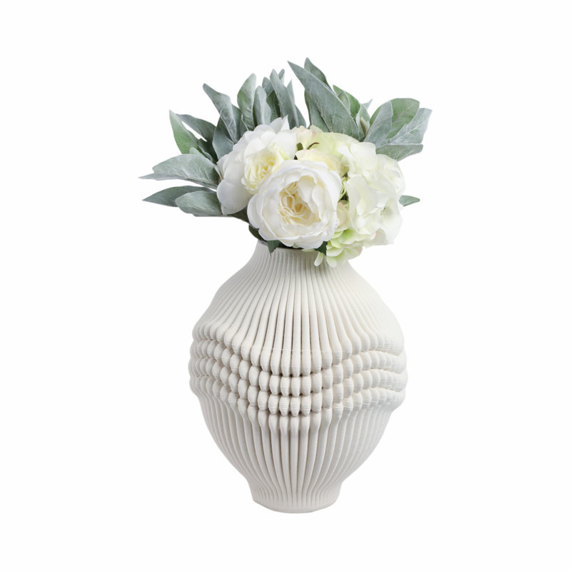 Coulter Handmade Stoneware Table Vase, 14" H x 12" W x 12" D