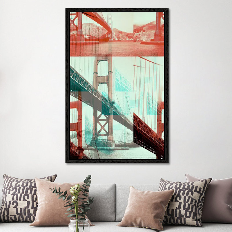 Unbridged 1 Piece Wall Art on Canvas, 152.5 cm H x 101.5 cm W, Black Framed