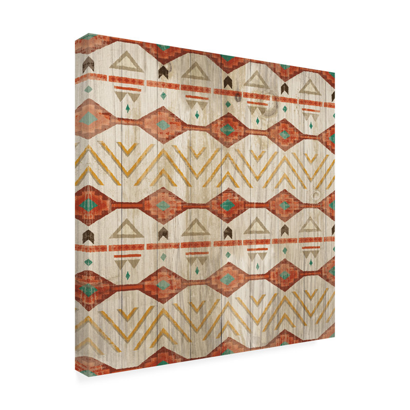 Southwest Pattern Abstract Canvas Art in Multicolor