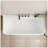 63 Inch Freestanding Solid Surface Soaking Bathtub Matte White