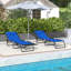Ensemble de 2 chaises longues pliantes et chaises longues-1024932578