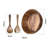 acacia wood salar bowl set