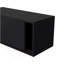 Armoire murale H 13 po, 2 portes coulissantes, 1 tablette, noir-1588595051