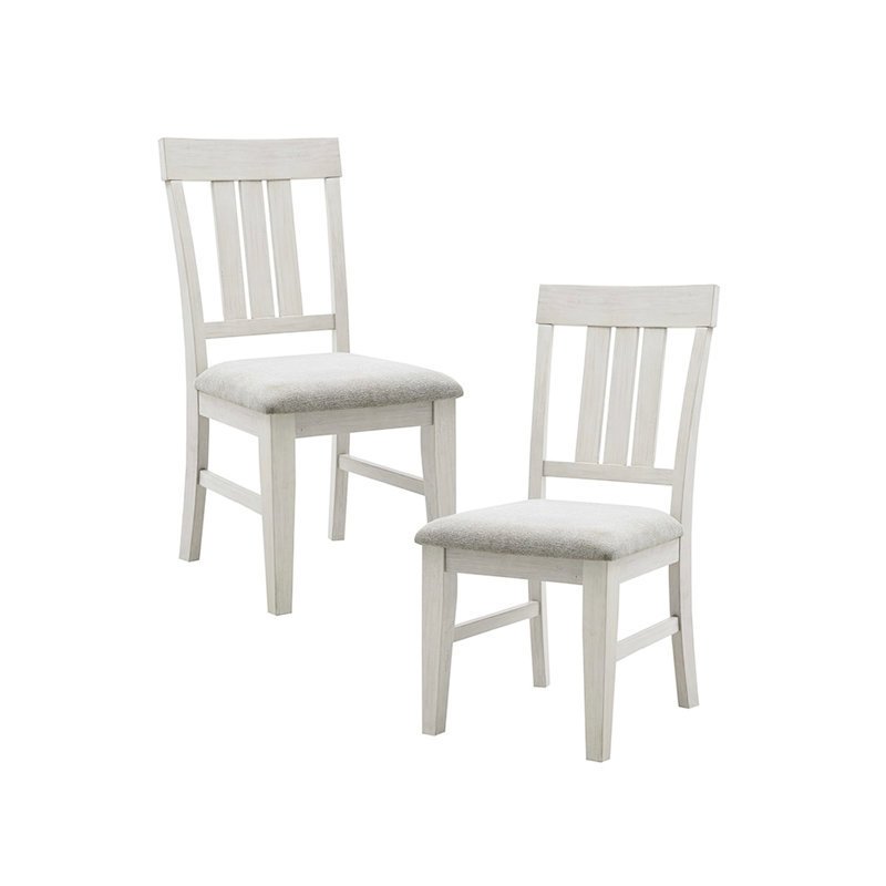 Chaise d'appoint en bois massif pour 2 personnes, siège rembourré pour un confort imbattable, 2 chaises de 300 lb, structure et siège, capacité maximale