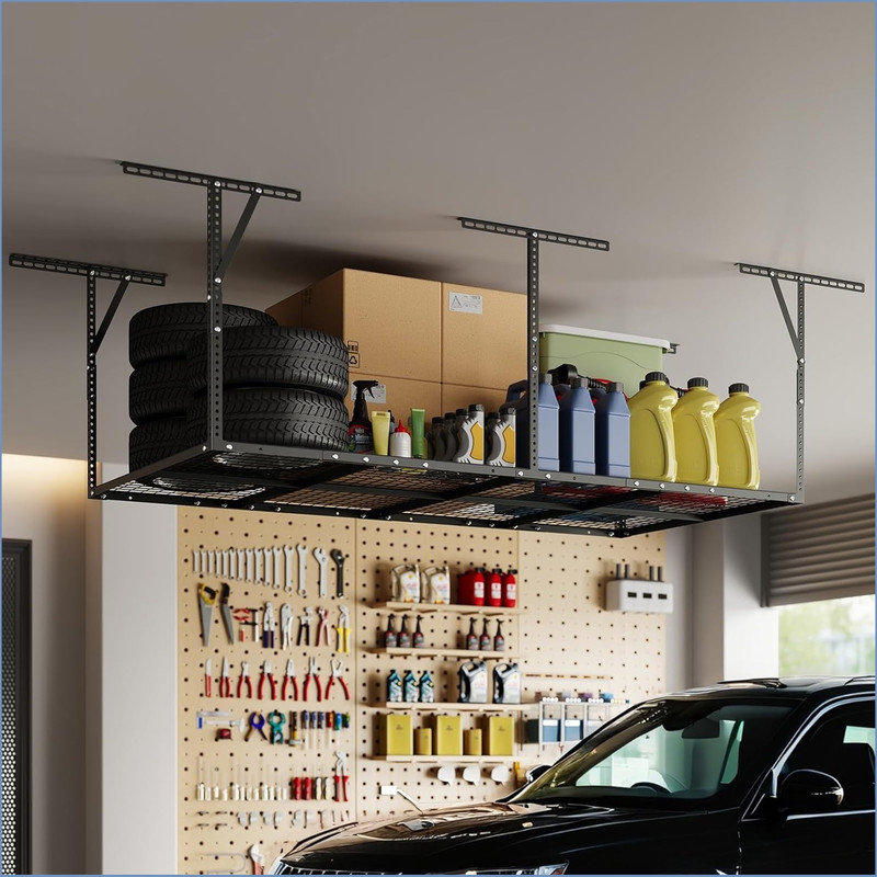 Stainless Steel Storage Rack, 91.4cm H x 182.9cm W x 91.4cm D