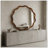 Wavy Round Solid Wood Frame Decorative Mirror-475731966-475731964