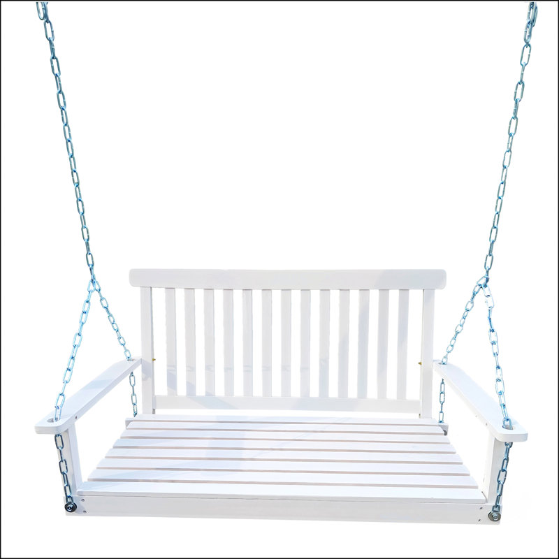 Balancelle avant avec accoudoirs, Blanc