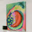 « abstract wave » par jill lambert, reproduction d’art sur toile tendue-17682564
