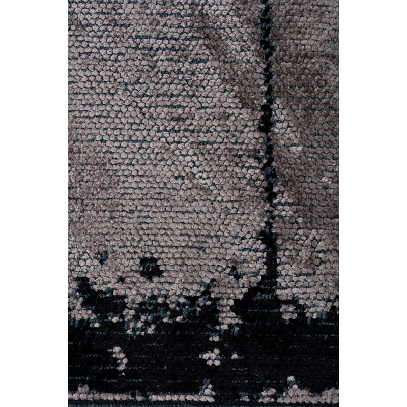 Tapis noir / gris Rapture, Rectangle 7 pi 10 po x 11 pi 2 po