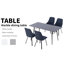 Table de salle à manger 70,2 po