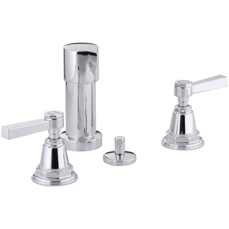 Robinet de bidet Pinstripe® Purevertical, Chrome poli