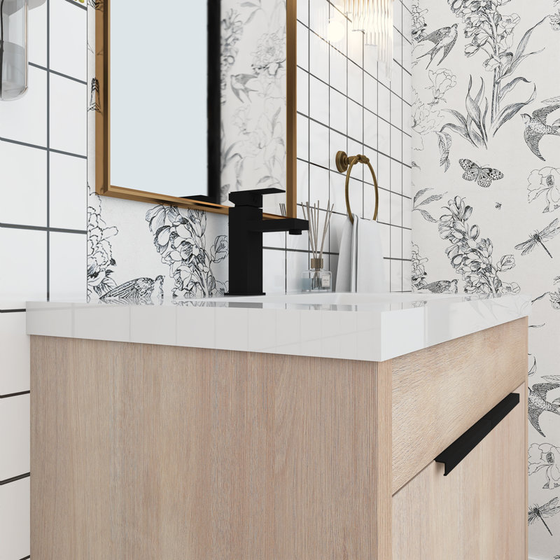 Meuble-lavabo simple avec plateau 30 po Leeshaun