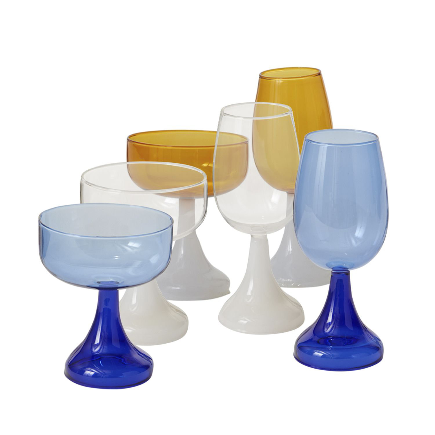 Aredale 12oz. Handmade Coupe, Blue
