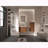Etna Floating Side Cabinet – Striped Walnut with Push-Open Door