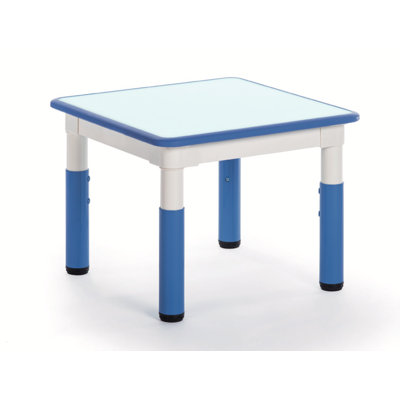 Whiteboard Adjustable Square 4 Students Activity Table
