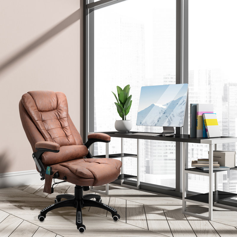 Symple Stuff Executive Chair, Brown