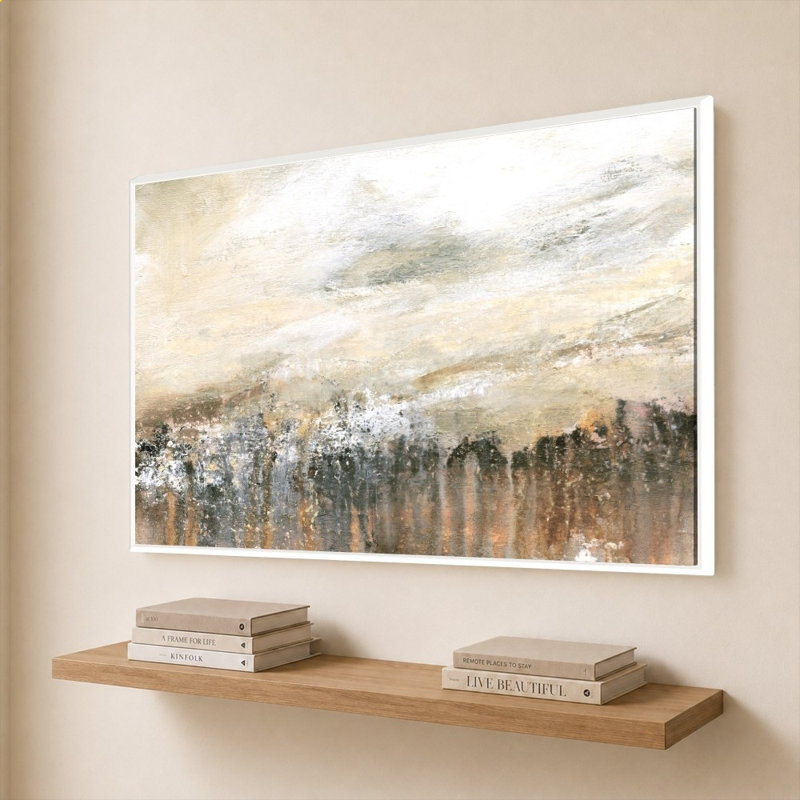 «Storm Front» par Carol Robinson - Impression sur toile, H 44 po x l 64 po, White