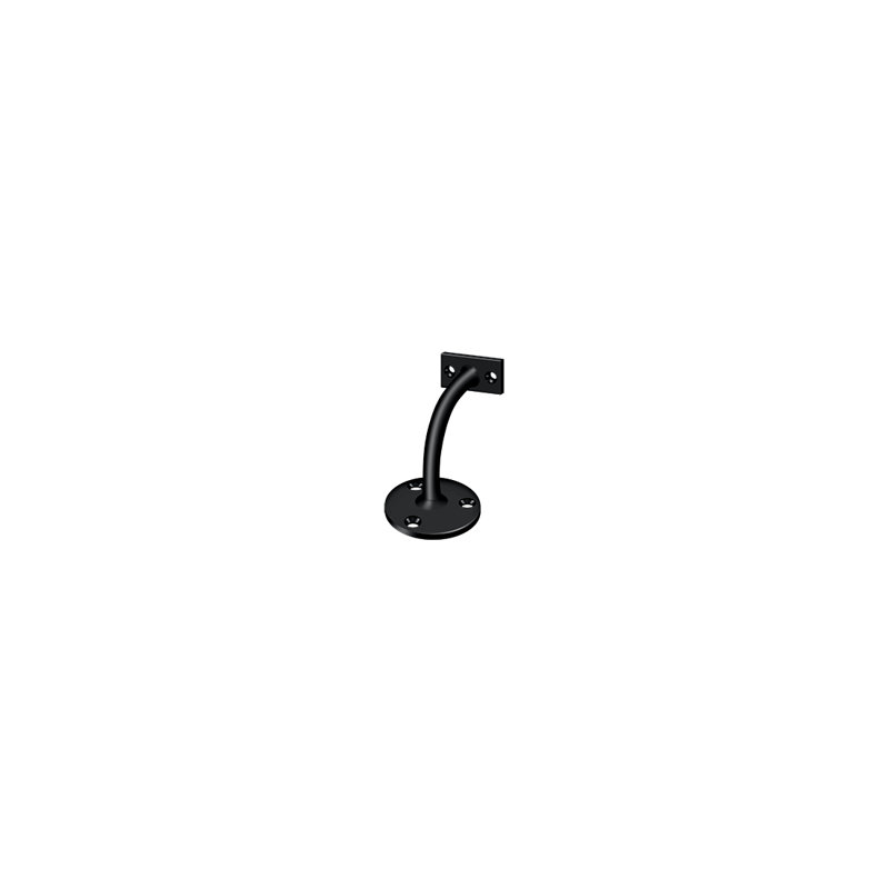 3.25" Projection Light Duty Hand Rail Bracket, Black