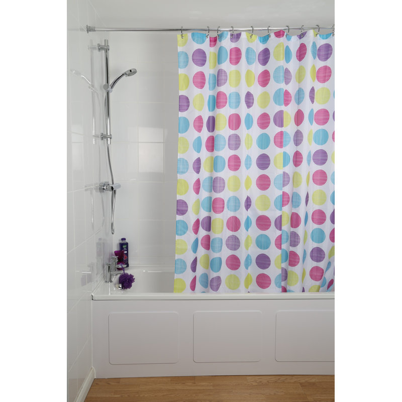 Textured Dots Shower Curtain