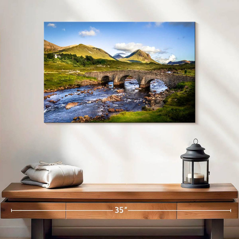 Lilie Sligachan Old Bridge, 16" H x 24" W