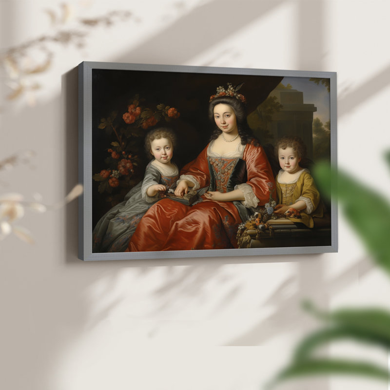Angels From Above-XXXV III - Reproduction encadrée - Restickable, H 16 po x l 20 po, Cadre gris