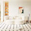 Canapé-lit simple en tissu Teddy, lit convertible en mousse avec coussins et sans assemblage-129606193
