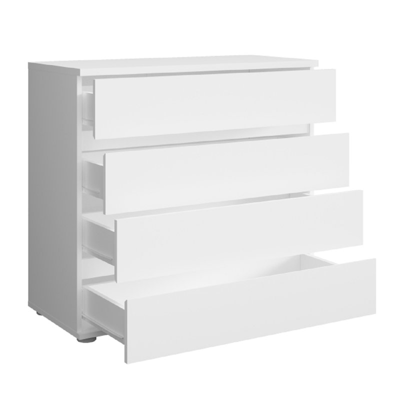 91.2cm W 4 - Drawer Chest of Drawers, White