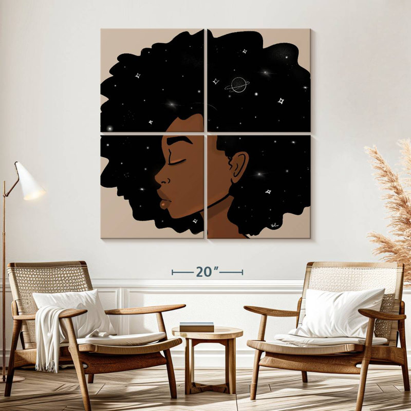 Leisha Cosmic Thoughts, 57" H x 57" W