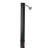 89 in. H Solar Powered Temperature Controlled Portable Plastic Free Standing Outdoor Shower with Detachable Shower Head and Footwash Spout and Duckboard