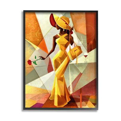 «Modern Cubist Fashion Girl» par Salaam Muhammad