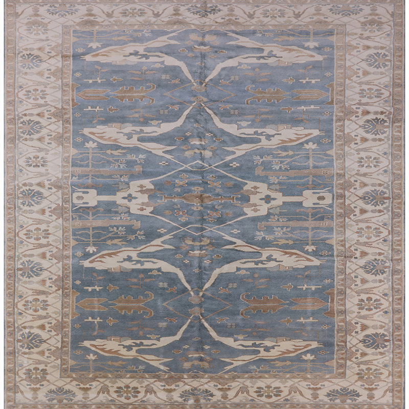 Oriental Indoor Rug, Square 3'