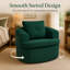 Fauteuil d'appoint pivotant en chenille Cloud-Inspired-1538544525