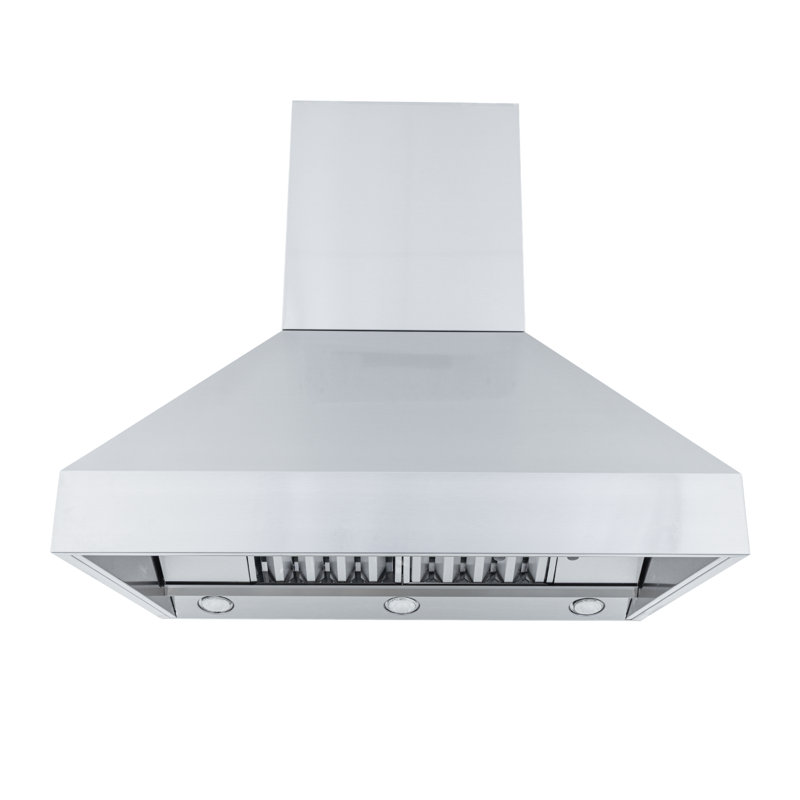  PROLINE 54-Inch Professional Island Range Hood, Ducted, Variable CFM, Stainless Steel, LED Lights, LCD Touch Control, ULTRA-QUIET Blower Motor, 4 Speed, 3-Year Warranty
