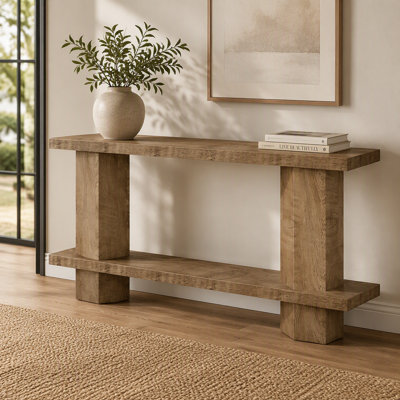 2-Tier Sofa Table Console Table