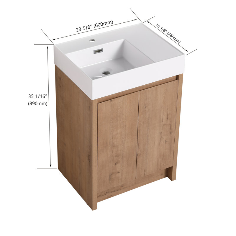 Ensemble de meuble-lavabo simple 24 po Alparra
