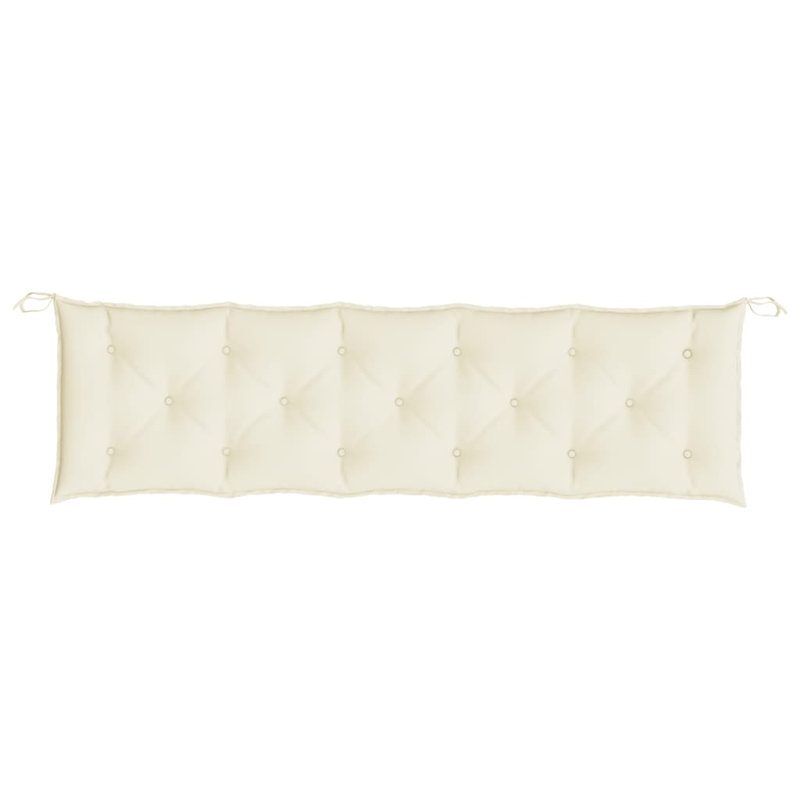 Coussin de siège de jardin extérieur en polyester 100% polyester Oxford, H 19,7 po x l 70,9 po x P 2,8 po