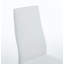 Ensemble de 4 chaises, pattes de couleur dorée, siège blanc-550448743