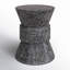 Table d'appoint en pierre Toca