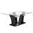 Ikram Glass Top Dining Table