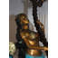Statue de sirène en bronze - Taille: L 13 po x l 8 po x H 22 po.