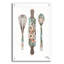  «Floral Bake Tools» par Michele Norman, art mural en verre acrylique, 24 po x 36 po-563644797