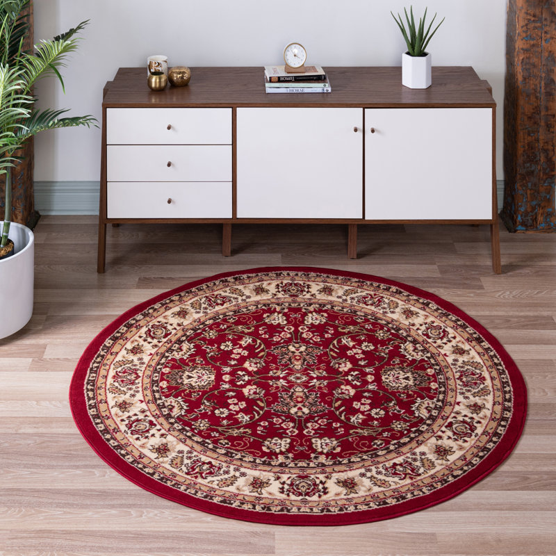 Oriental Area Rug, Round 152cm