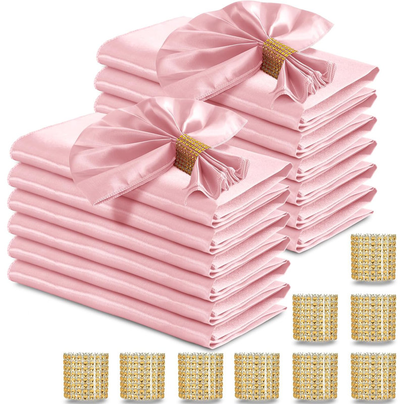 17 x 17 Inch Square Cloth Napkins Set of 50