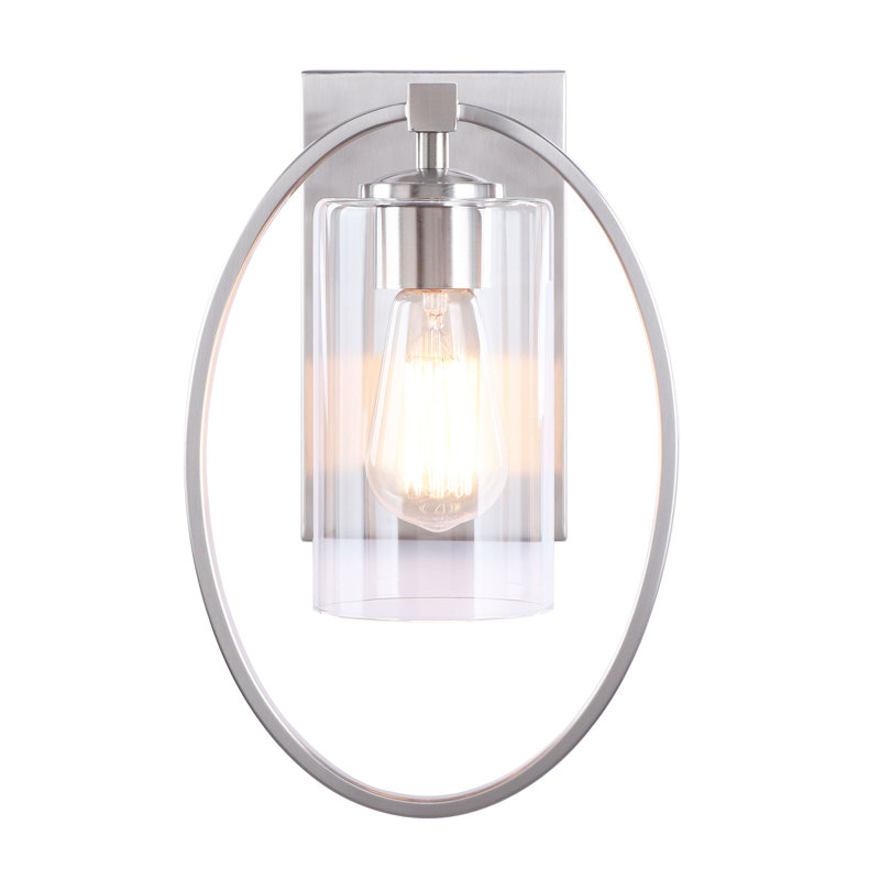Applique pour salle de bain Aspen, Nickel satiné