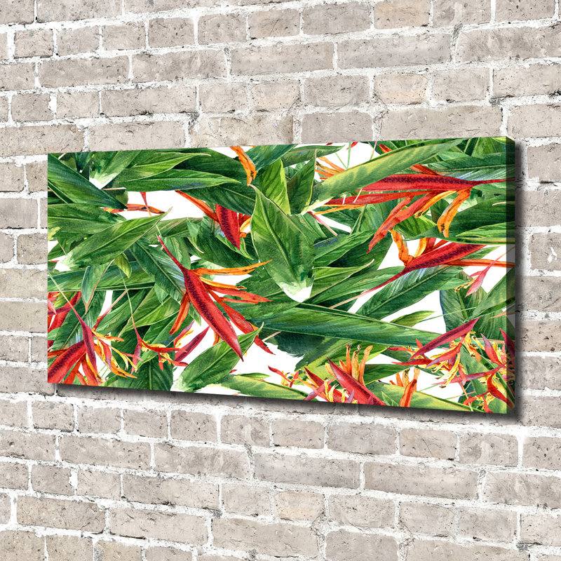 Floral Pattern - Wrapped Canvas Print