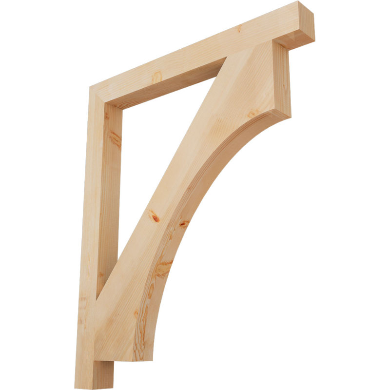 Support Westlake Block, Cèdre rouge de l'Ouest (lisse), H 48 po x l 3,5 po x P 40 po