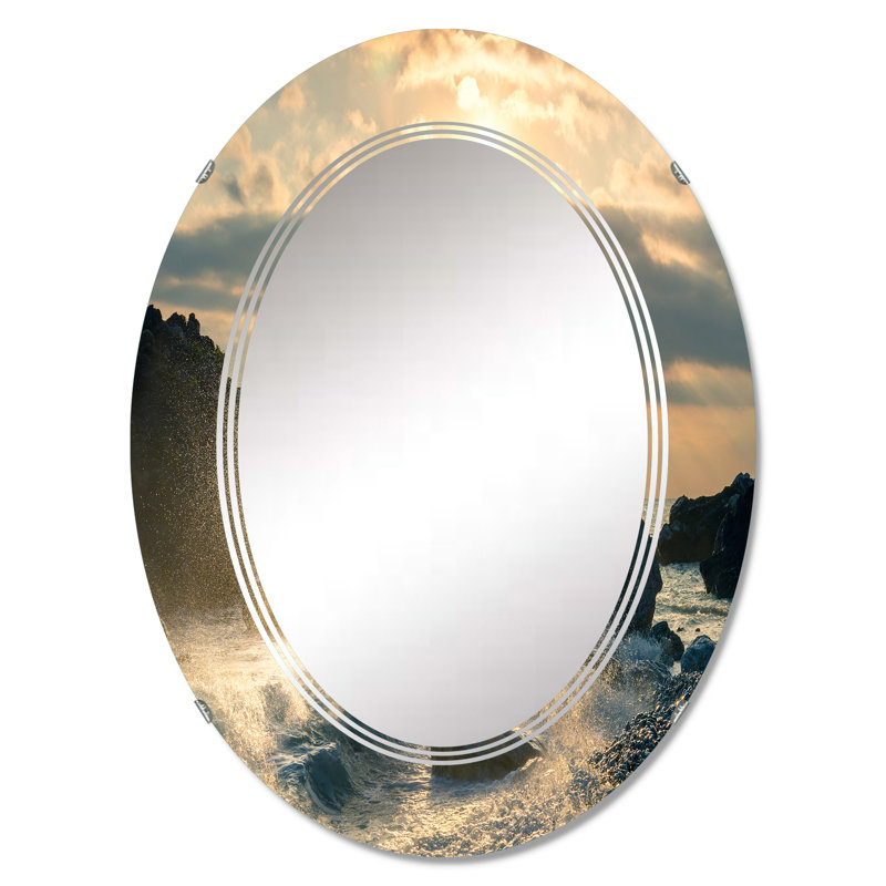 Miroir mural Big Wave, 30 po x 20 po